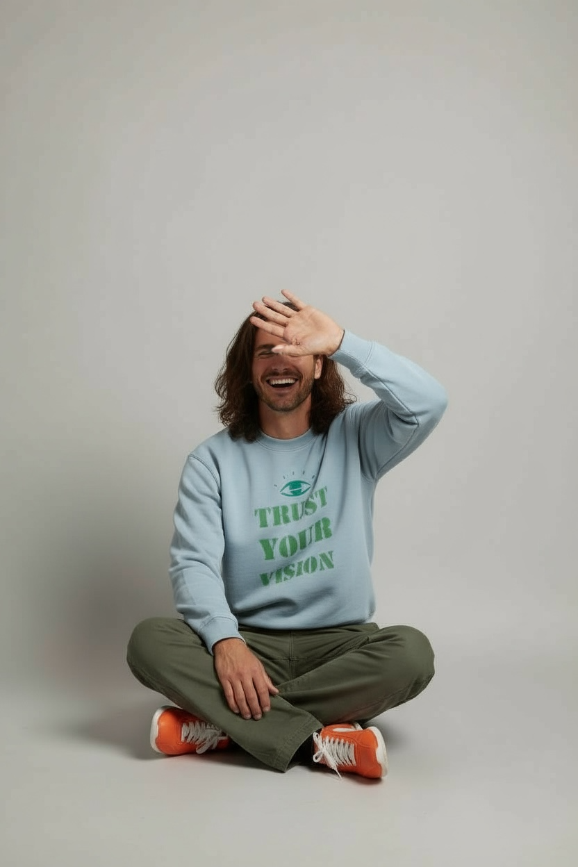 TRUST YOUR VISION sweat vintage M