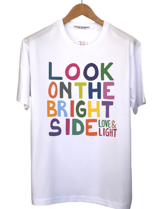 Tee Shirt "Look On The Bright Side" coton bio