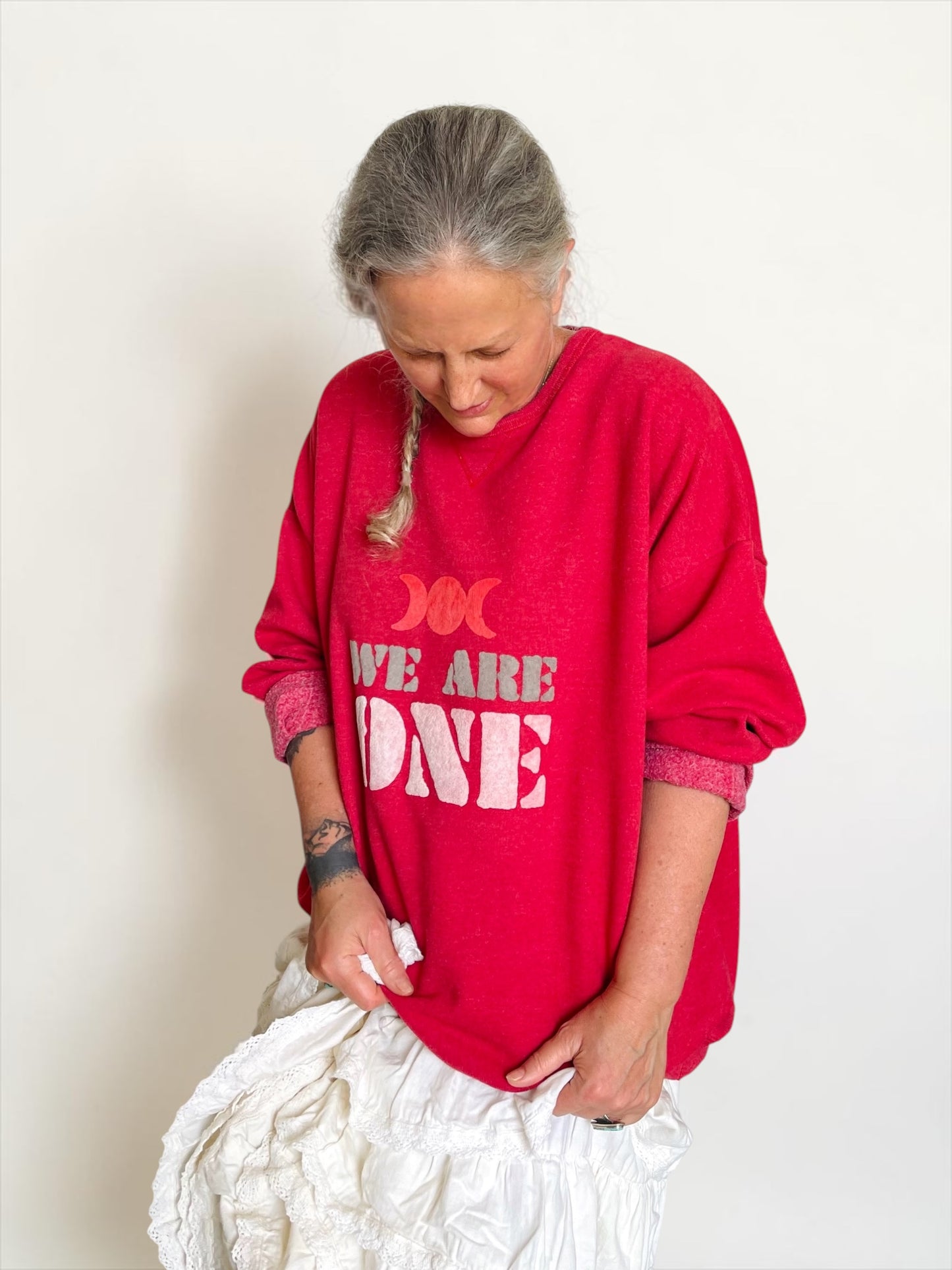 Sweat vintage XXL "We are One"