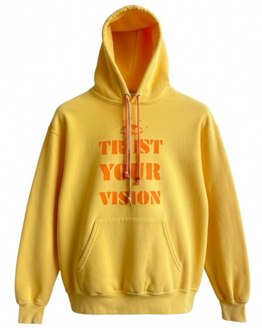 TRUST YOUR VISION hoodie vintage M