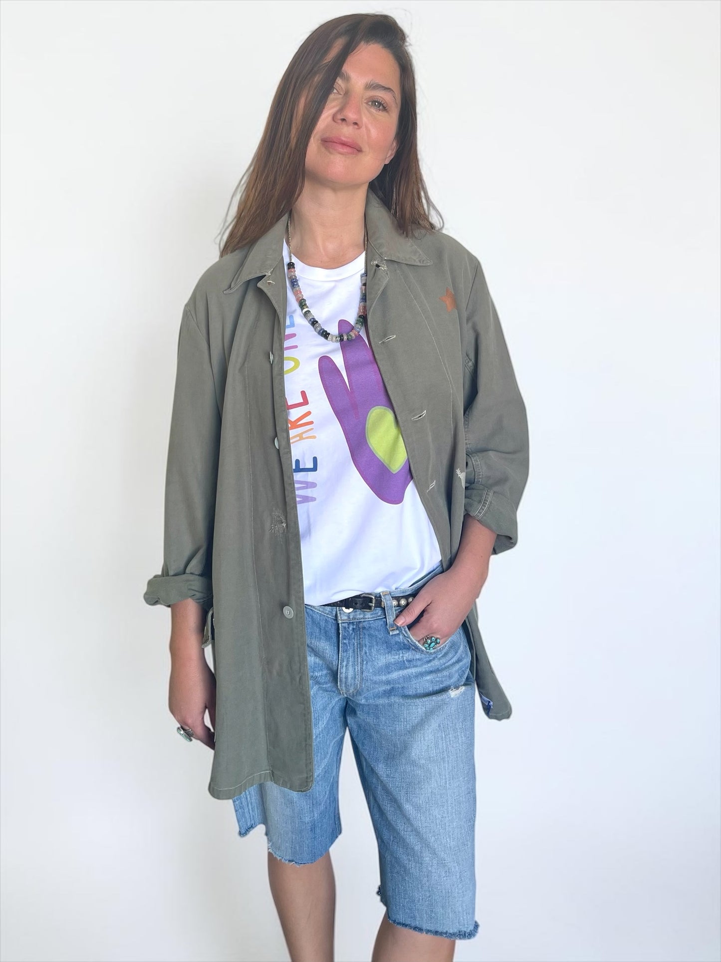 Veste army vintage M « Big Smile »