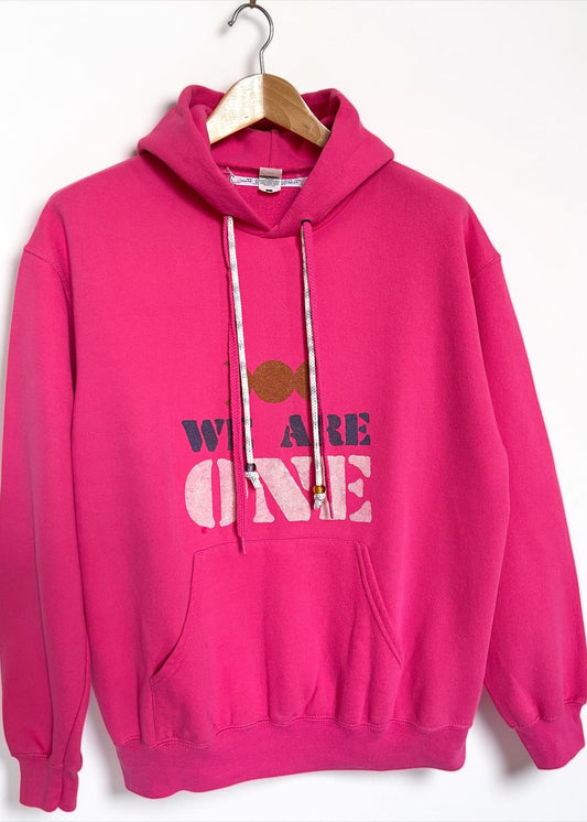 Hoodie vintage L "We are one"