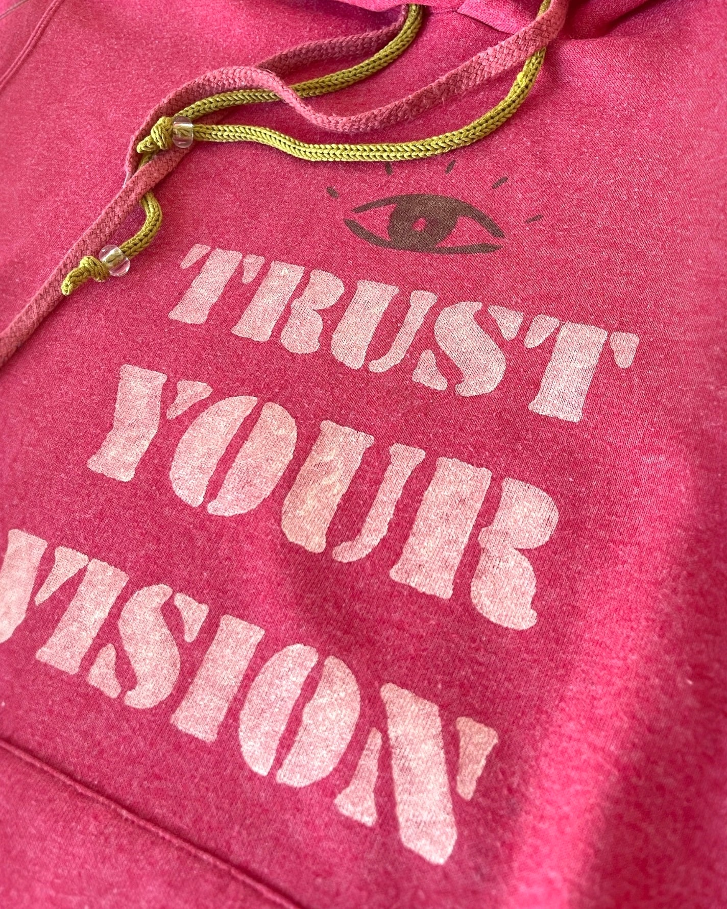 TRUST YOUR VISION hoodie vintage L