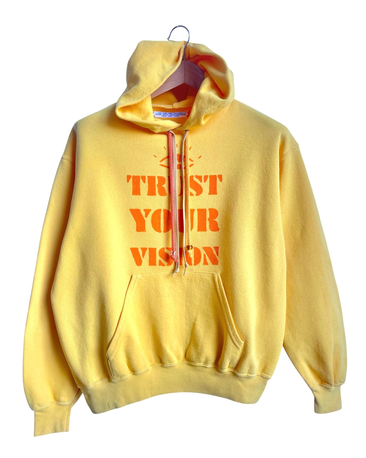 TRUST YOUR VISION hoodie vintage M