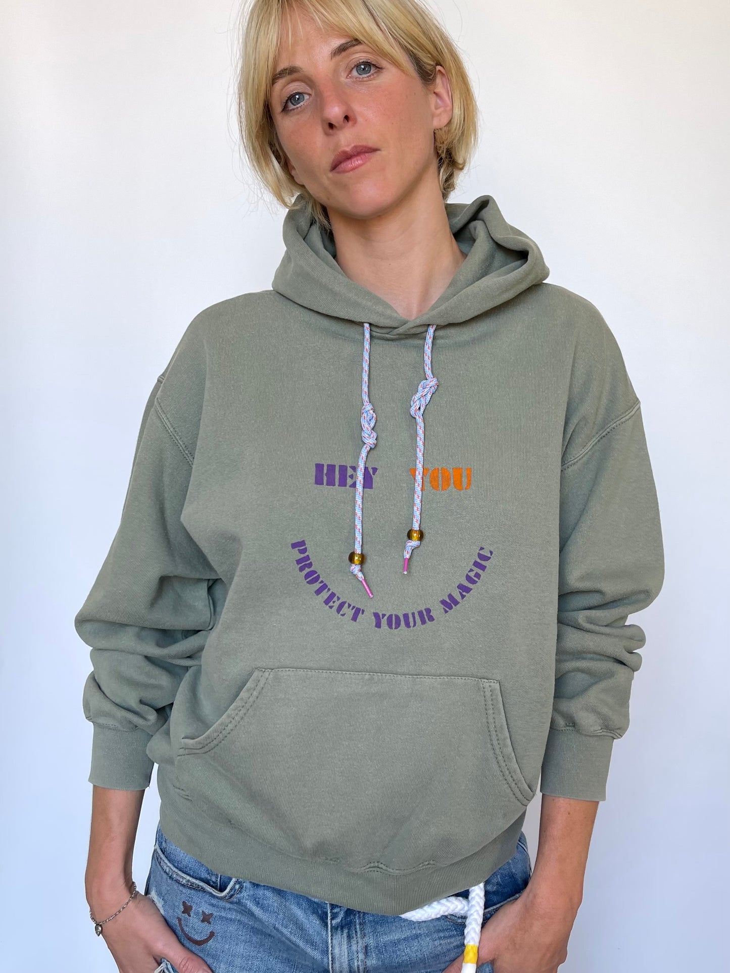 Hoodie vintage M "Protect your magic"