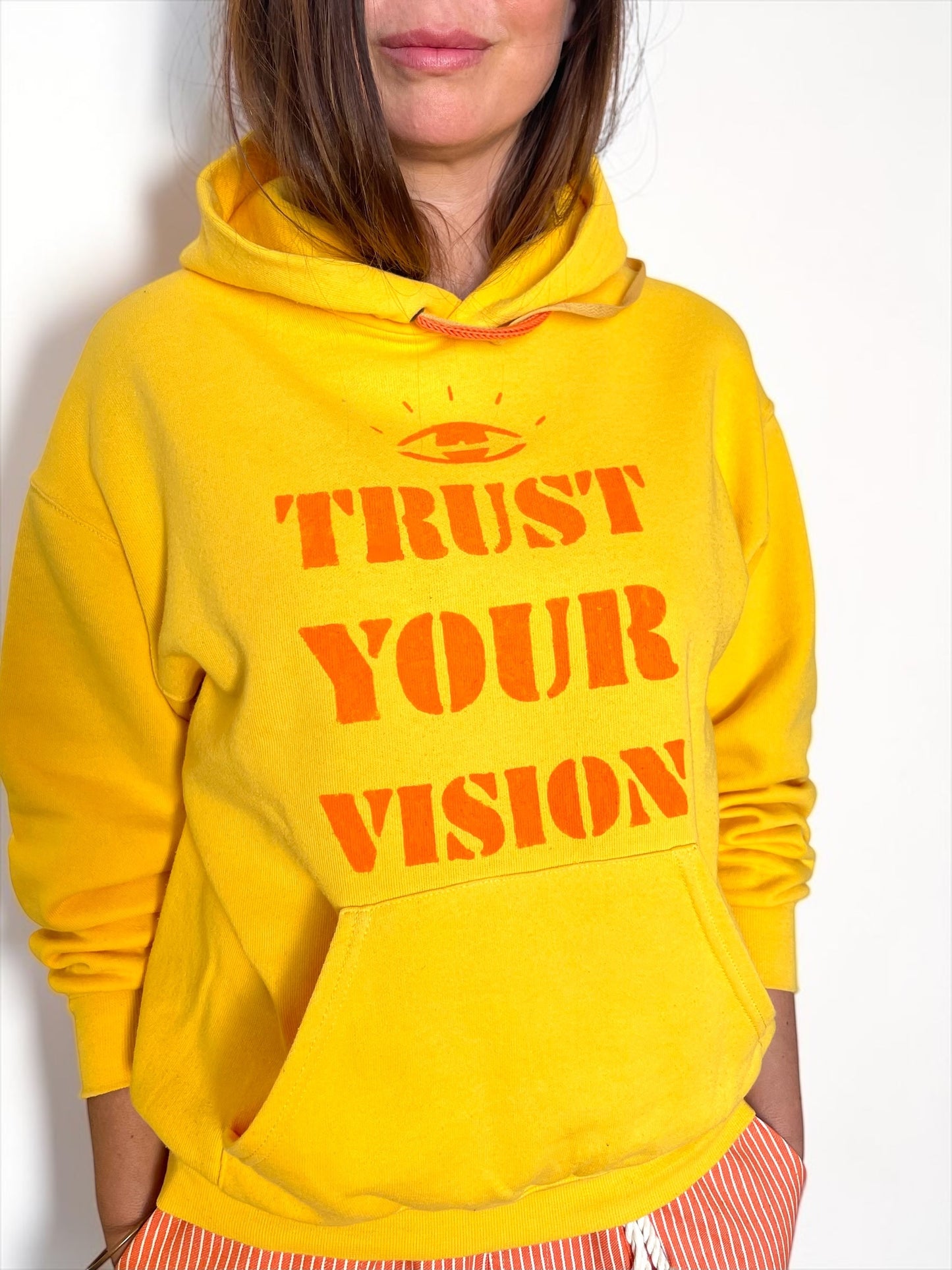 Hoodie vintage M "Trust your vision"