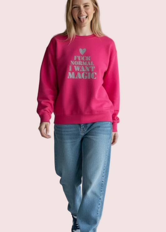 Sweat vintage L "I want magic"