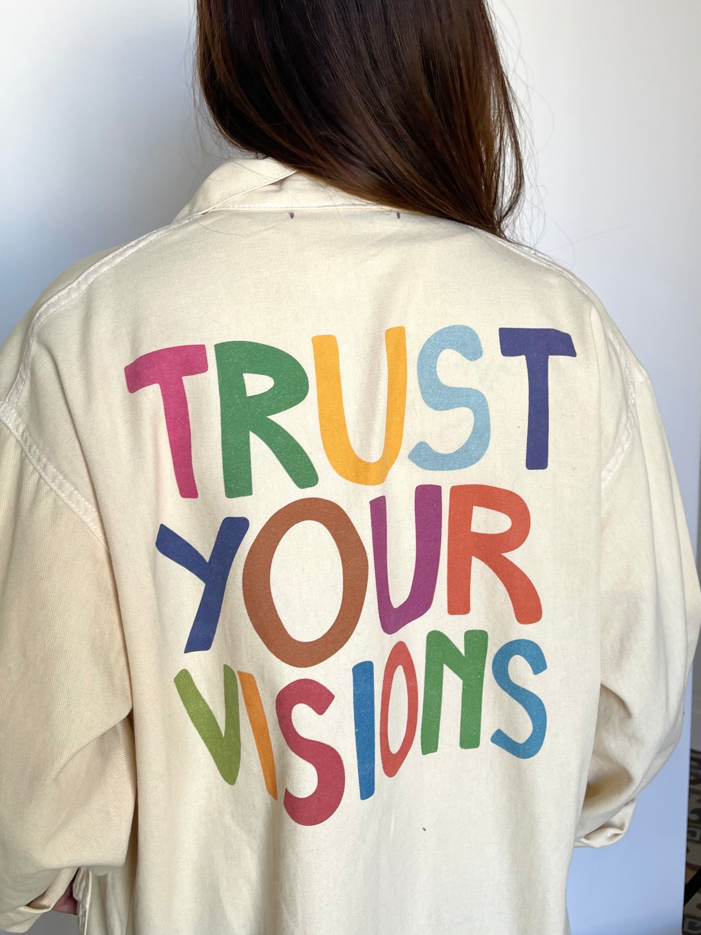 Veste Work vintage L « Trust your vision »