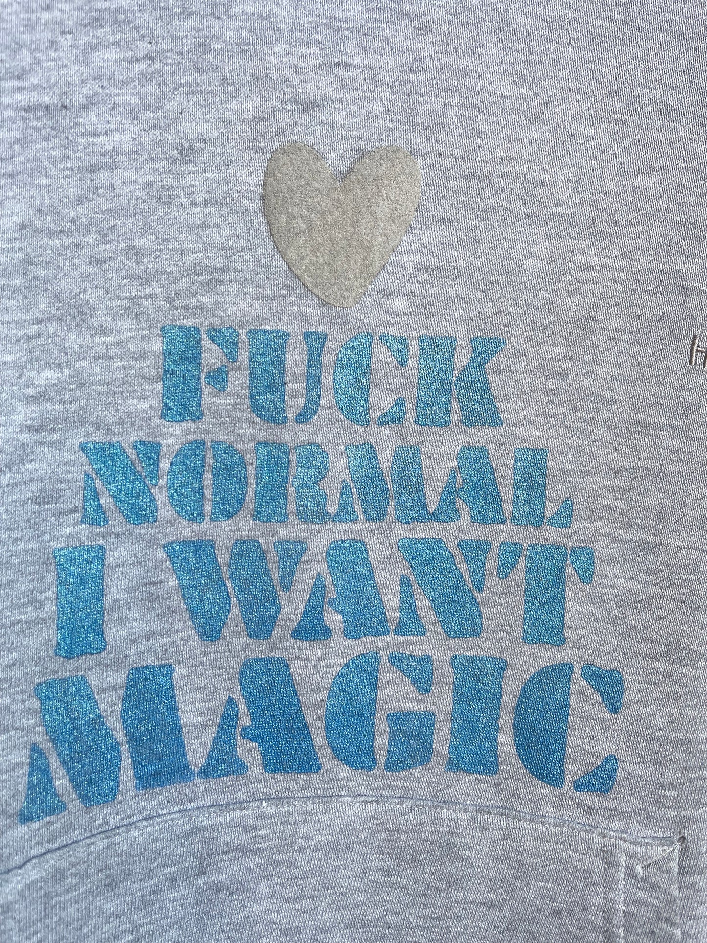 I WANT MAGIC hoodie vintage M