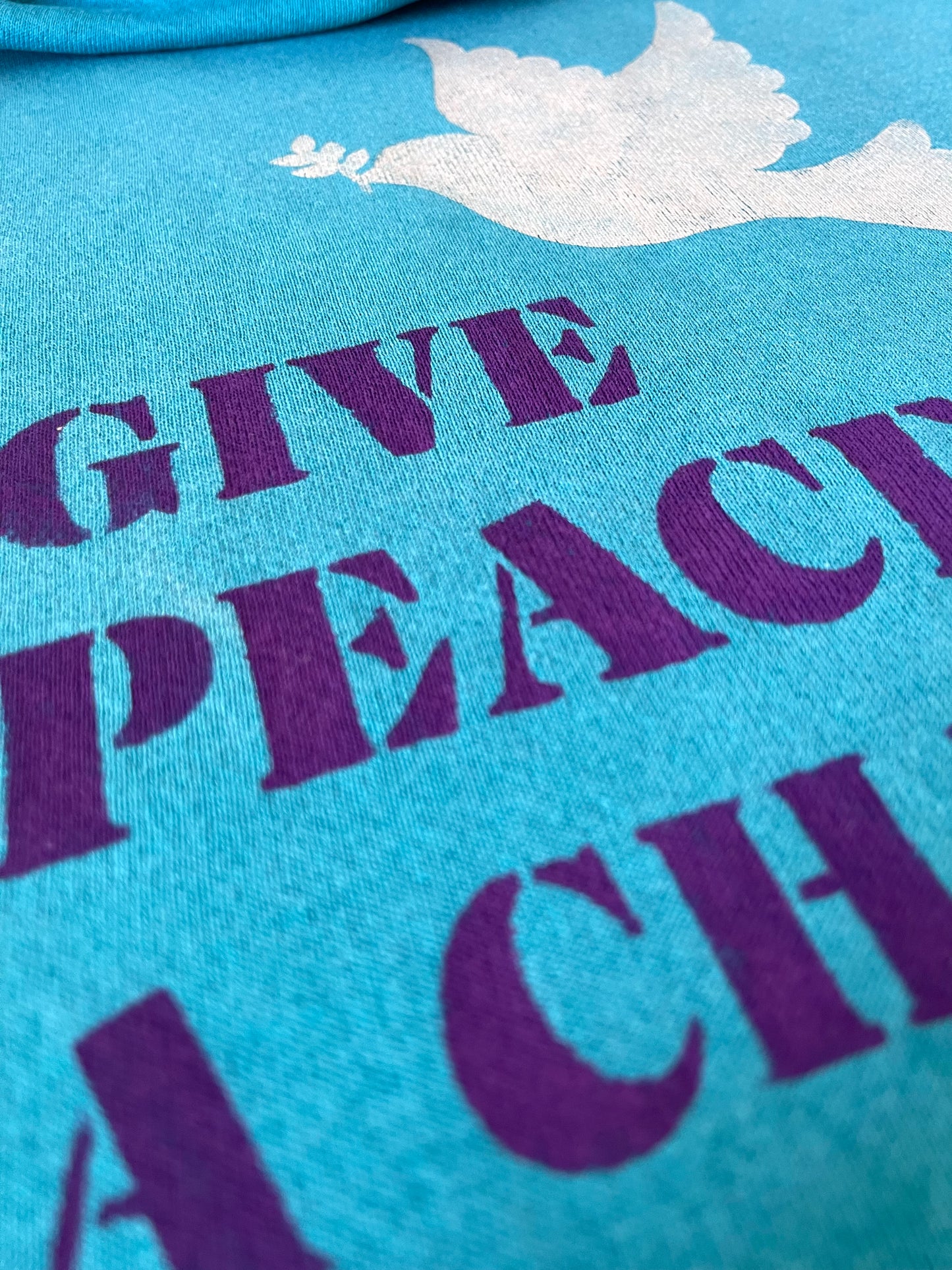Sweat vintage L "Give peace a chance"
