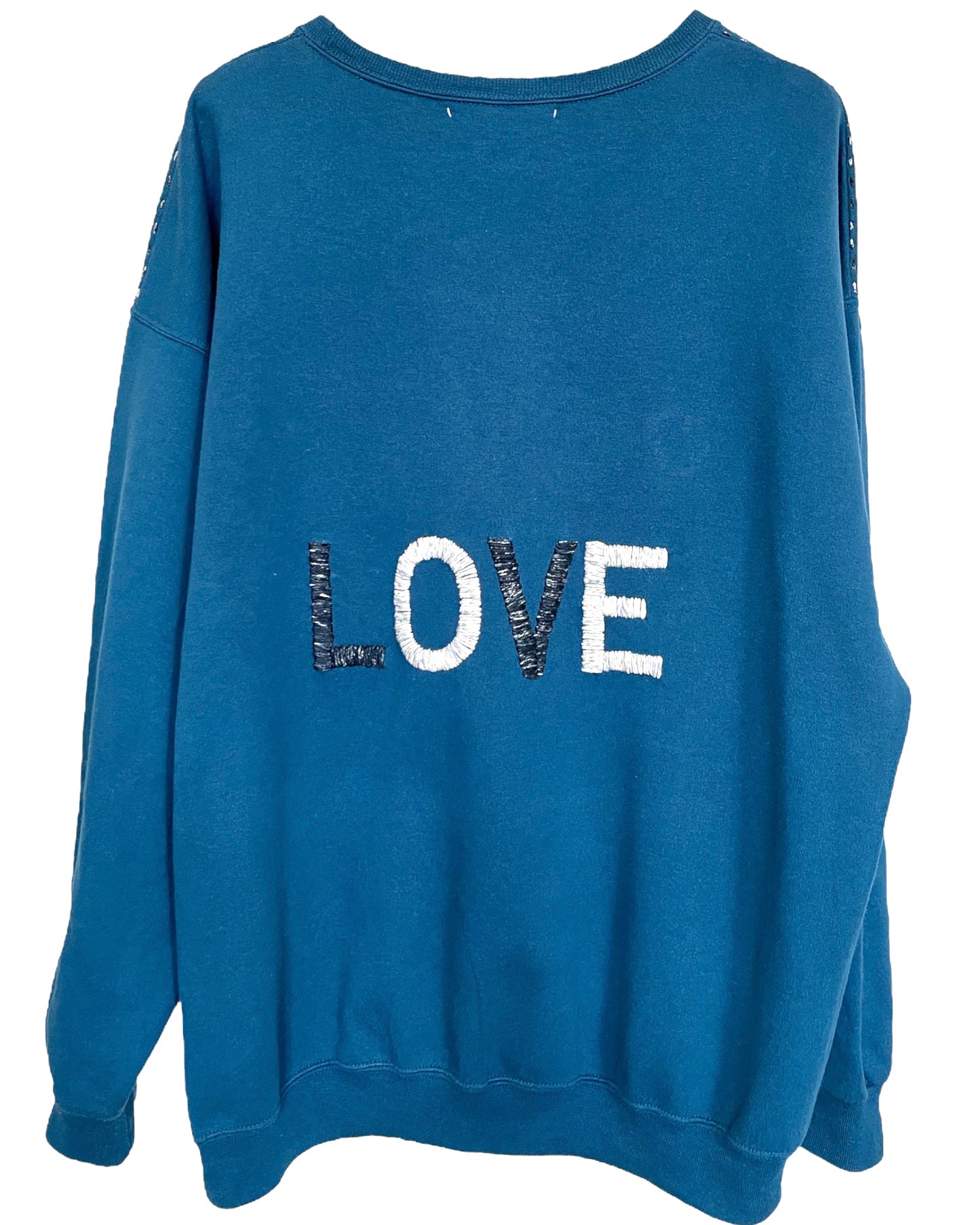 Sweat Oversize Vintage Brodé BIG LOVE XXL