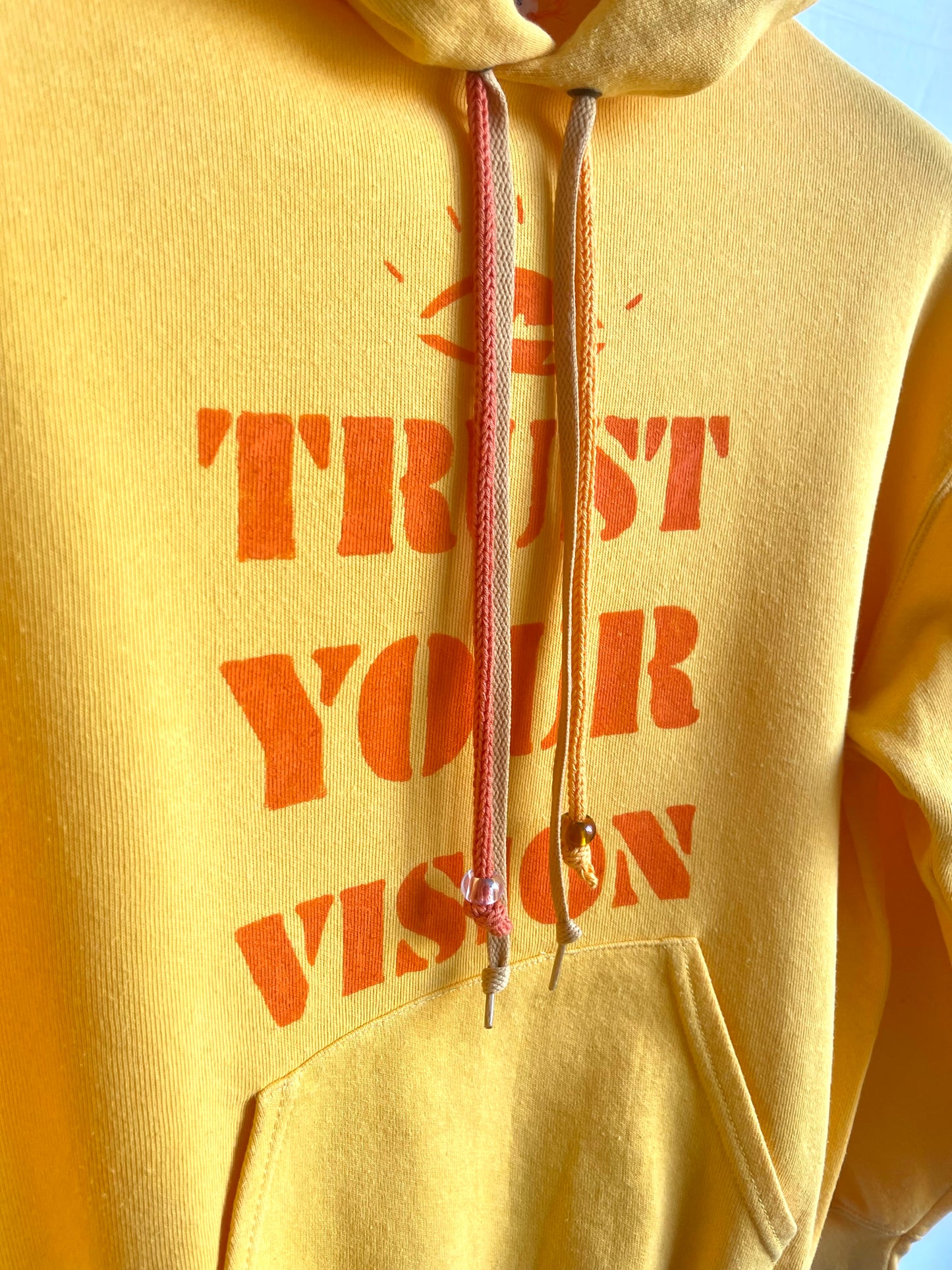 TRUST YOUR VISION hoodie vintage M