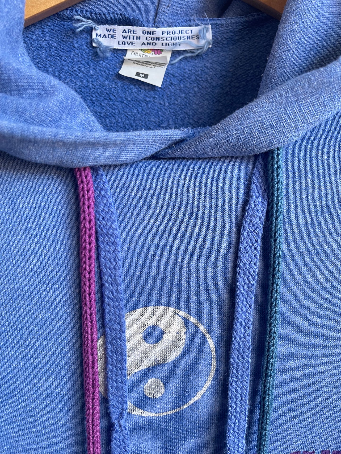 50% NAMASTE hoodie vintage M