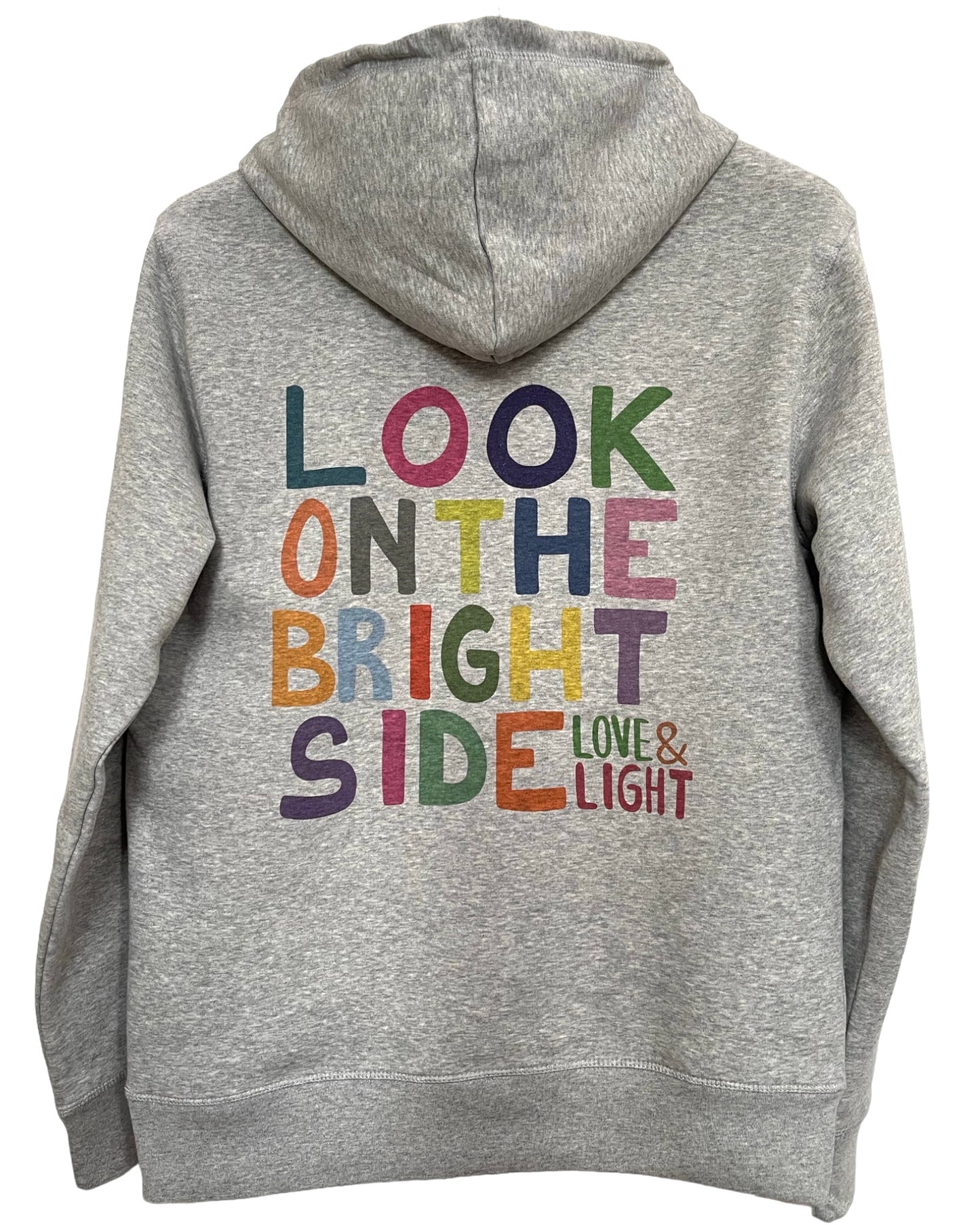 HOODIE "Look On The Bright Side" avec grigri & perles