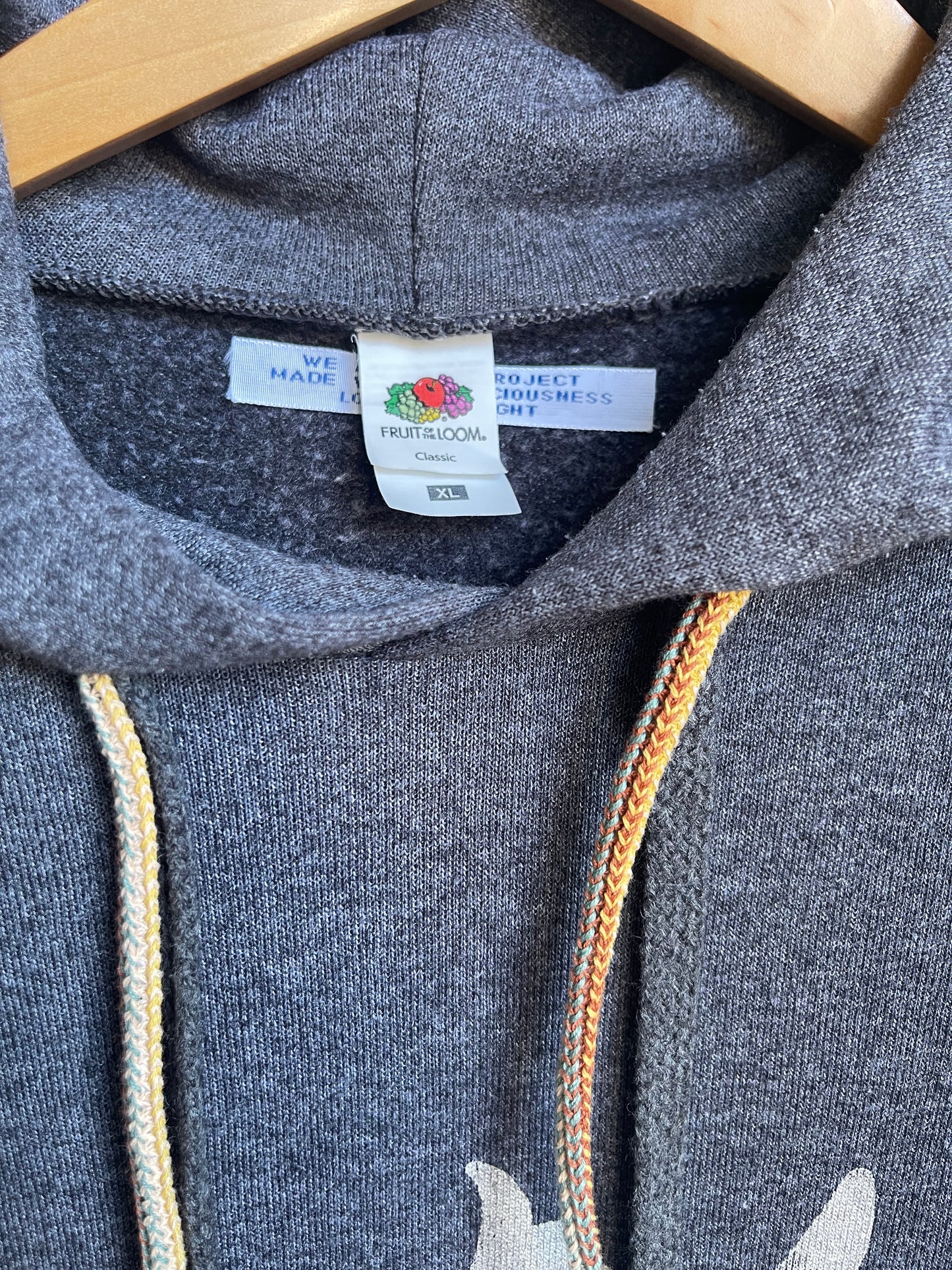 GIVE PEACE A CHANCE hoodie vintage XL