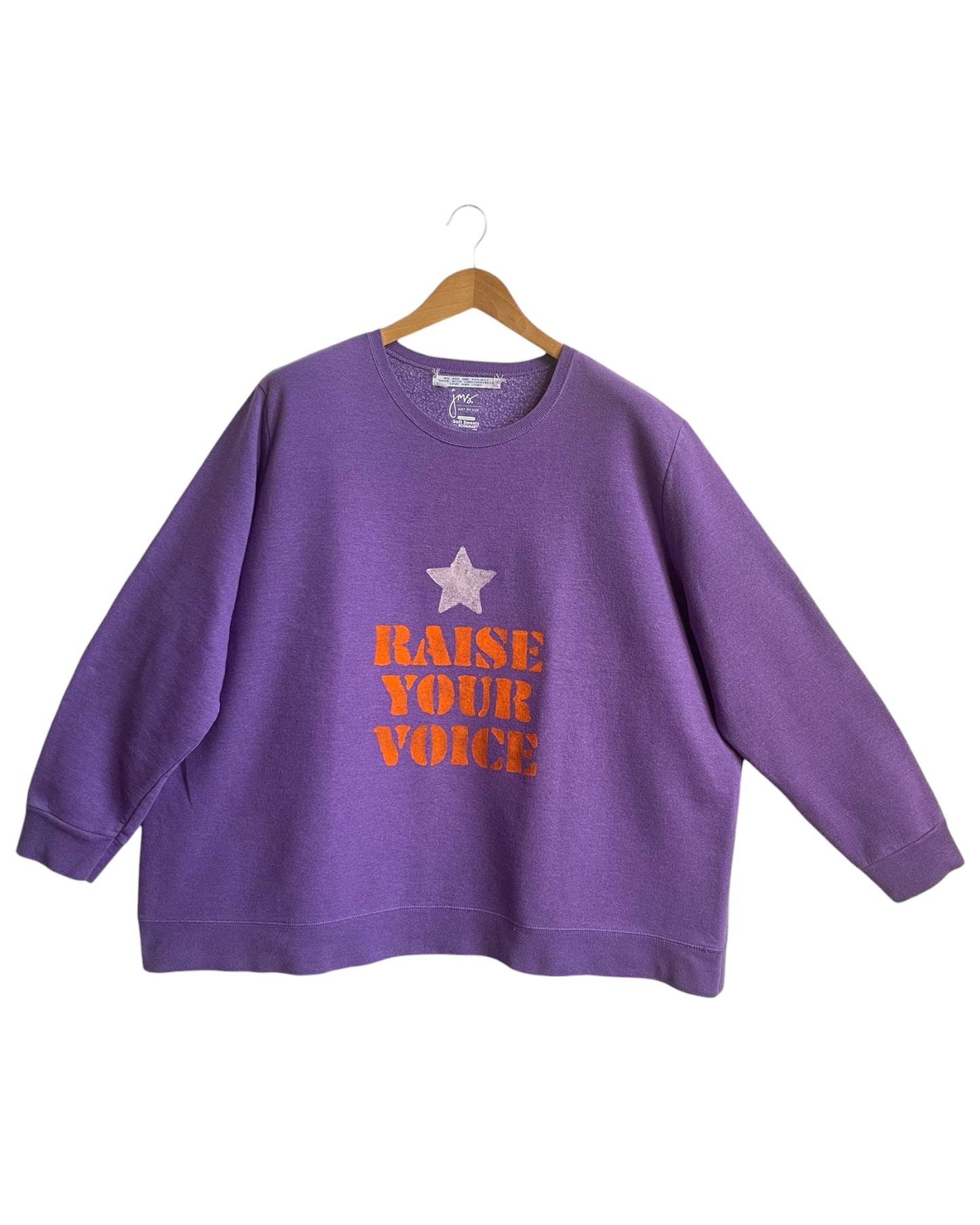 RAISE YOUR VOICE sweat vintage XXXL