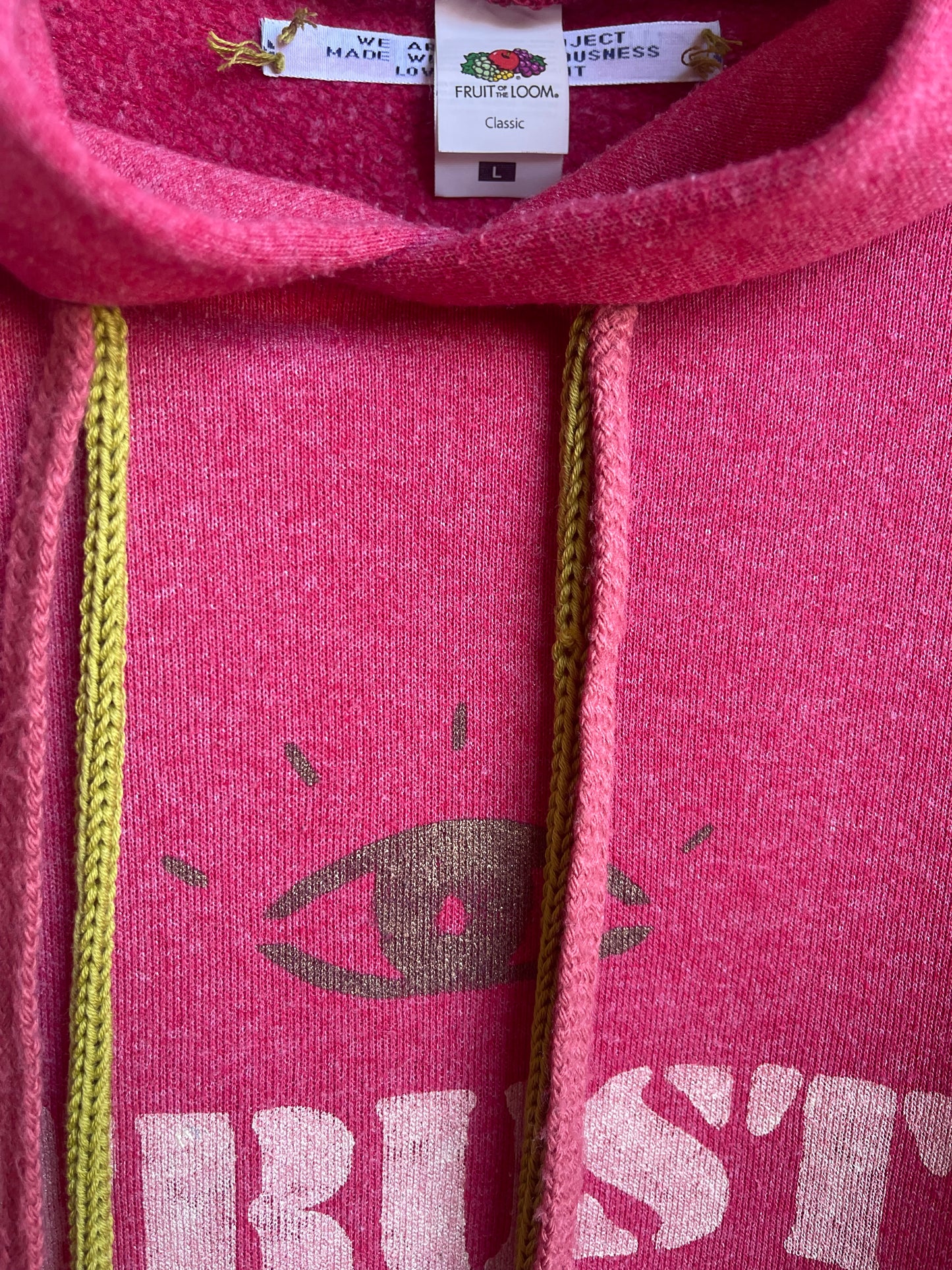 TRUST YOUR VISION hoodie vintage L