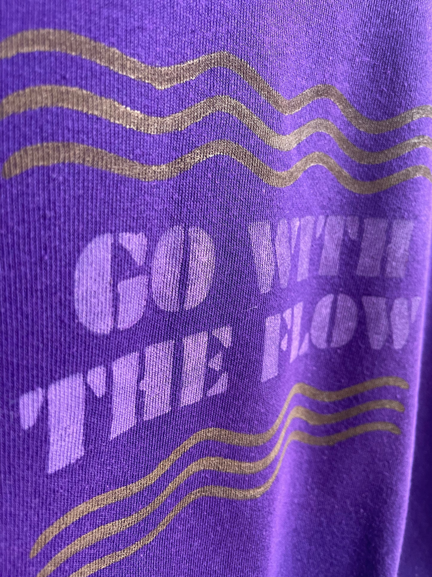 GO WITH THE FLOW sweat vintage M