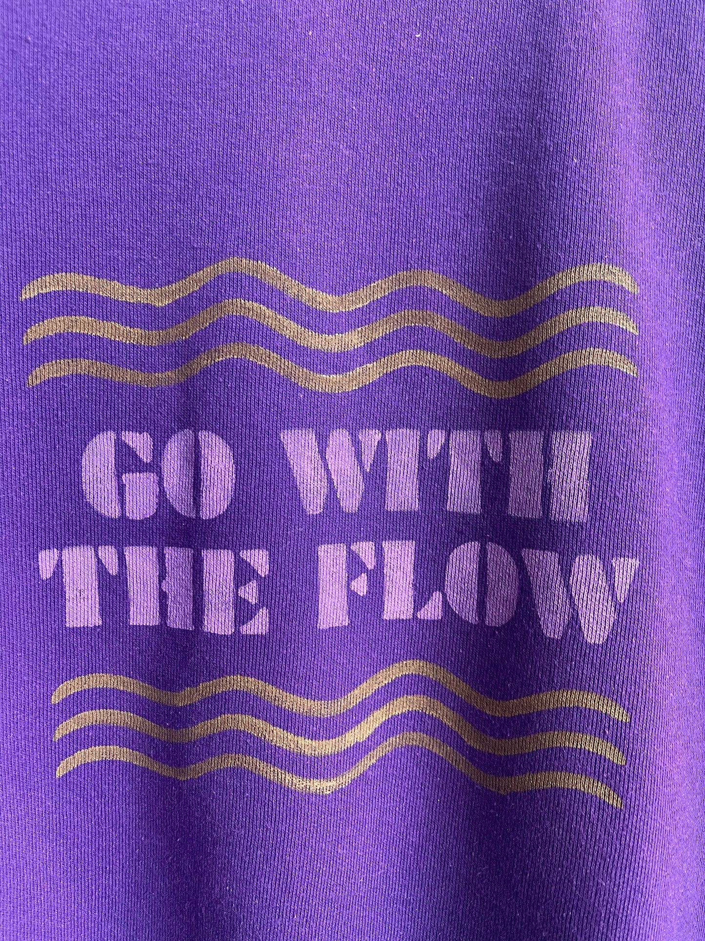 GO WITH THE FLOW sweat vintage M