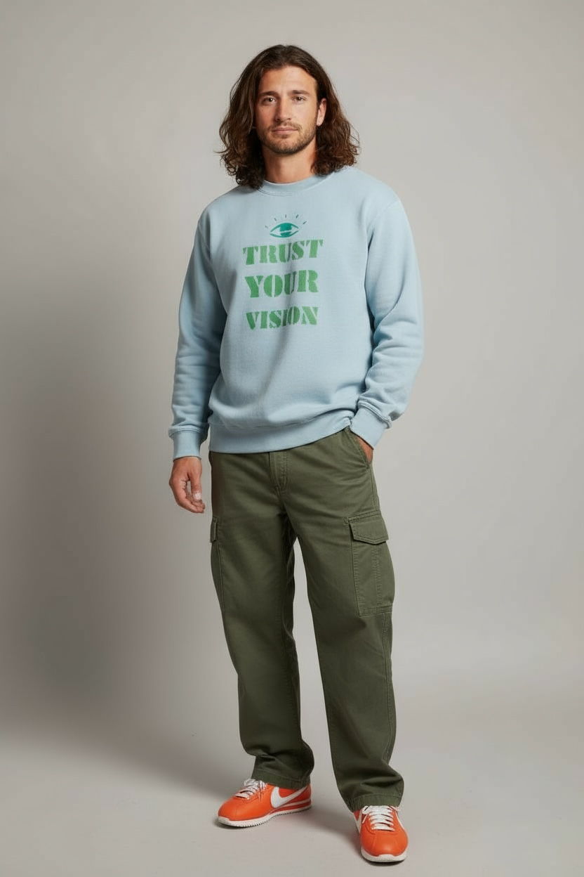 TRUST YOUR VISION sweat vintage M