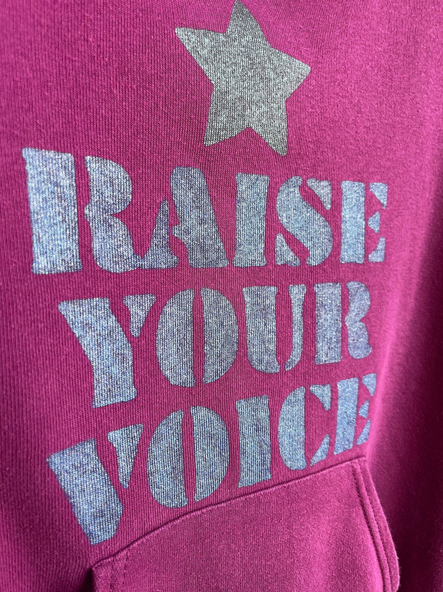 RAISE YOUR VOICE hoodie vintage M