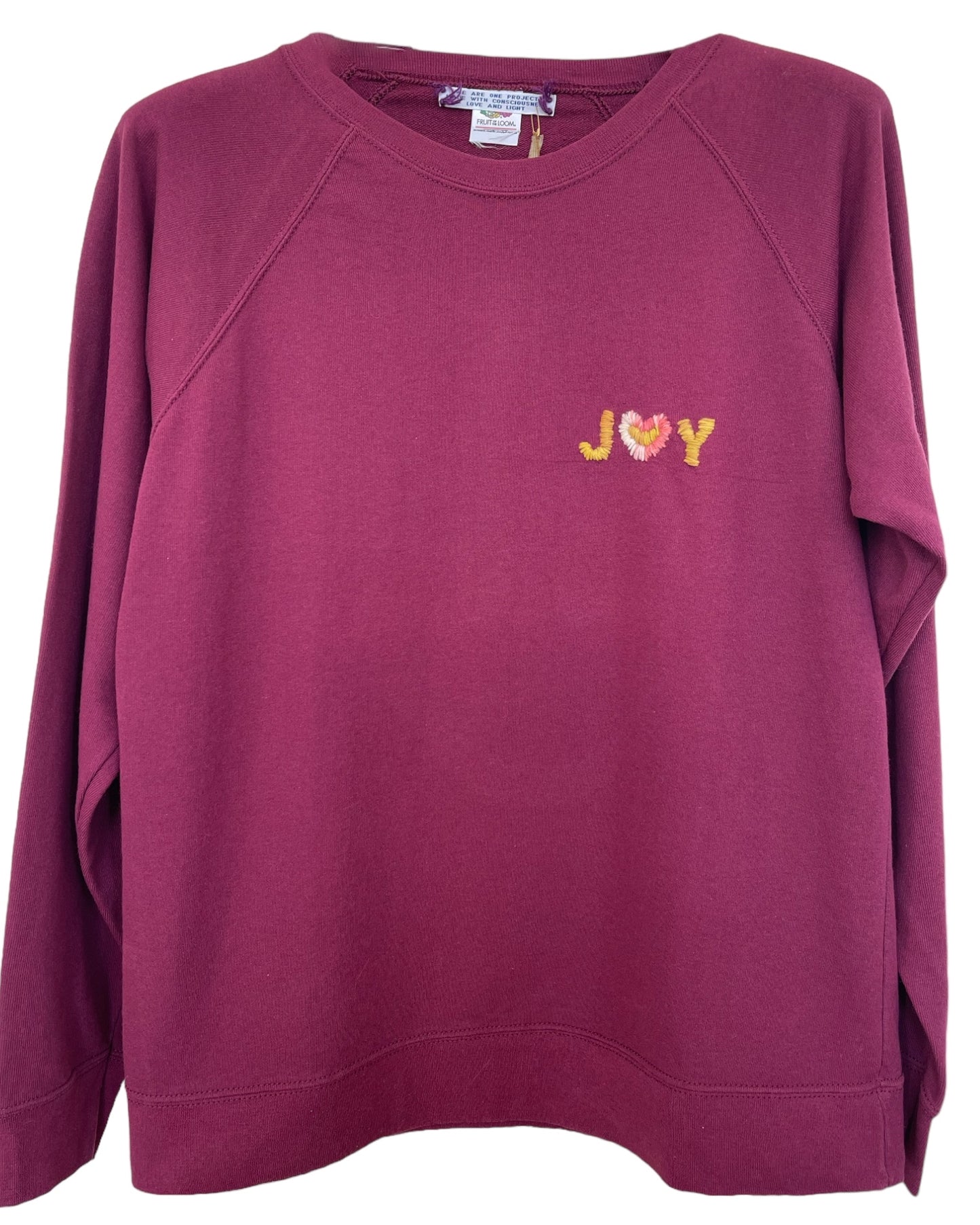 Sweat Vintage "Joy&Smile" recto verso M