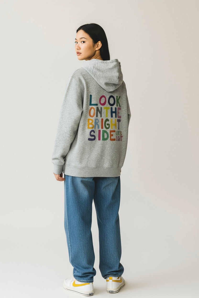 HOODIE "Look On The Bright Side" N°1