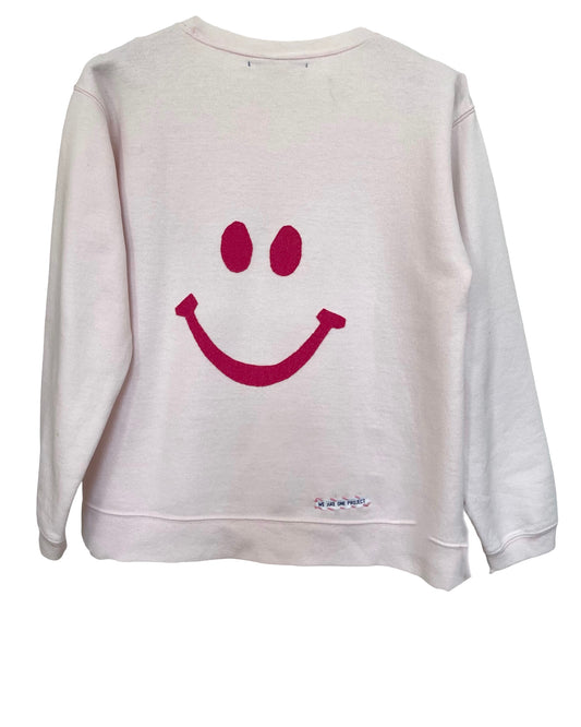 Sweat Vintage "Joy&Smile" recto verso  S