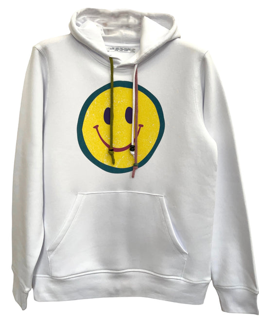 HOODIE "Look On The Bright Side" avec grigri & perles by