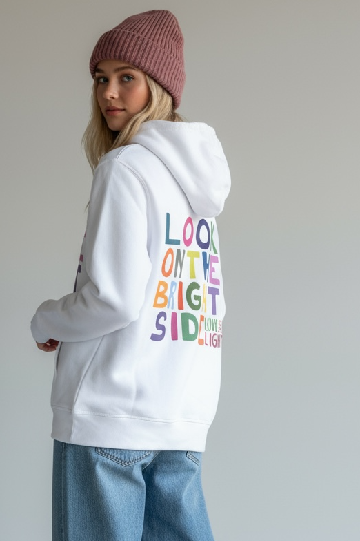 HOODIE "Look On The Bright Side" N°13