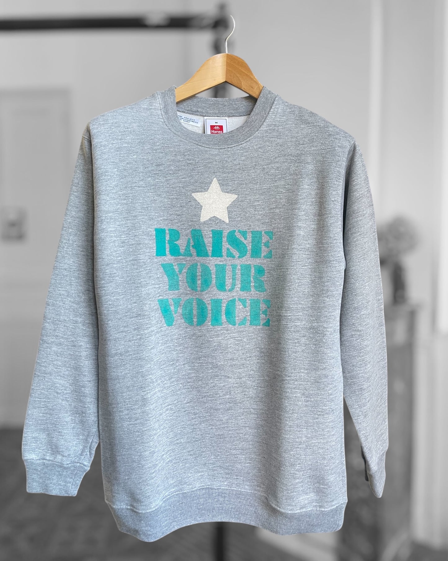 RAISE YOUR VOICE sweat vintage M