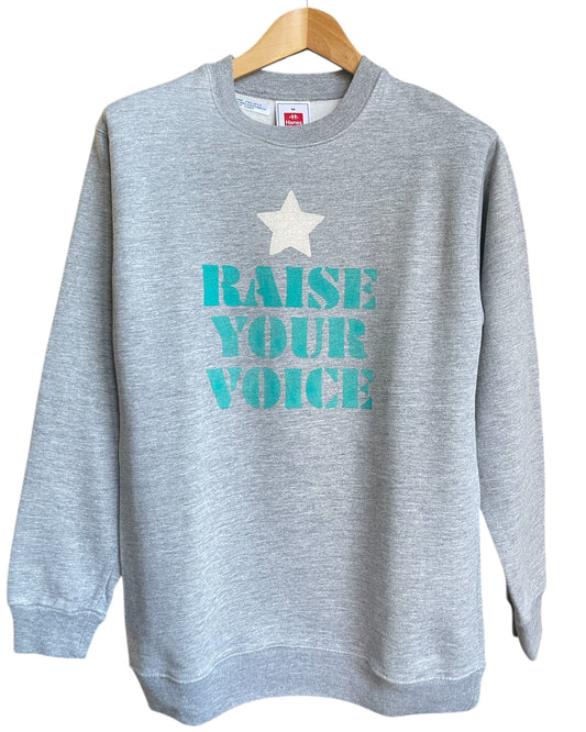 RAISE YOUR VOICE sweat vintage M