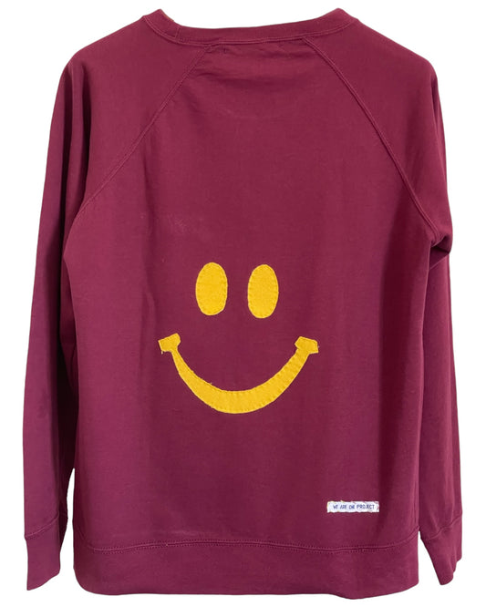 Sweat Vintage "Joy&Smile" recto verso M