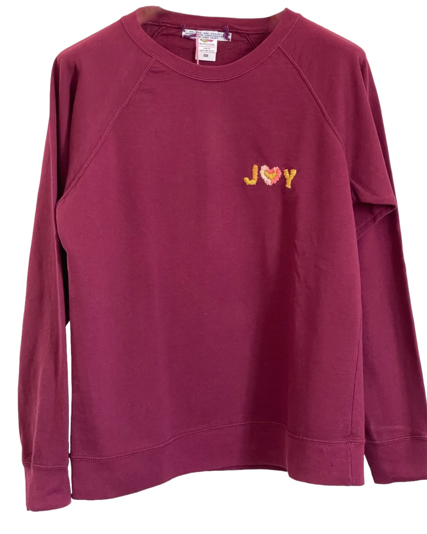 Sweat Vintage "Joy&Smile" recto verso M