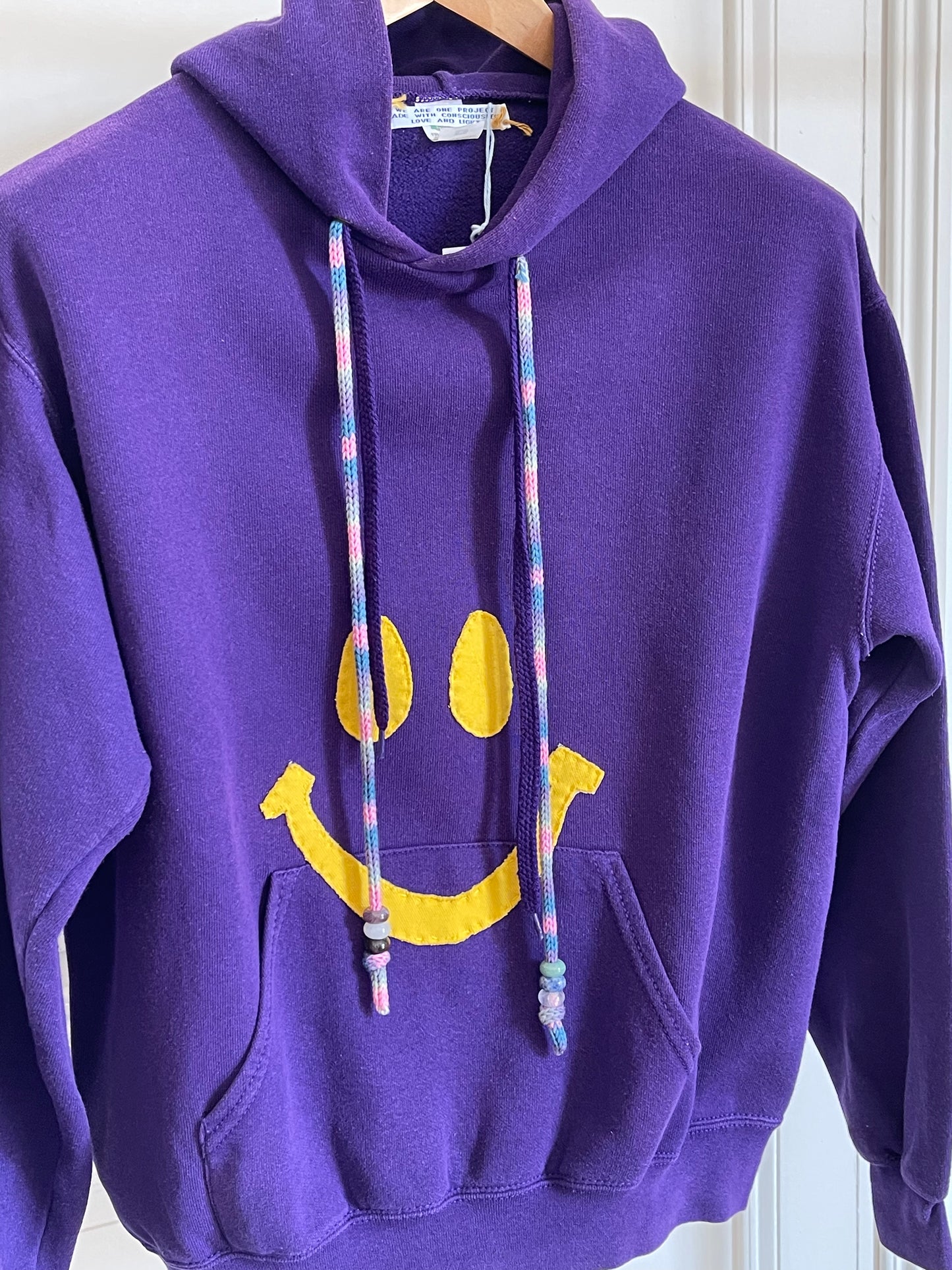 Hoodie Vintage "Shine&Smile" avec grigri M