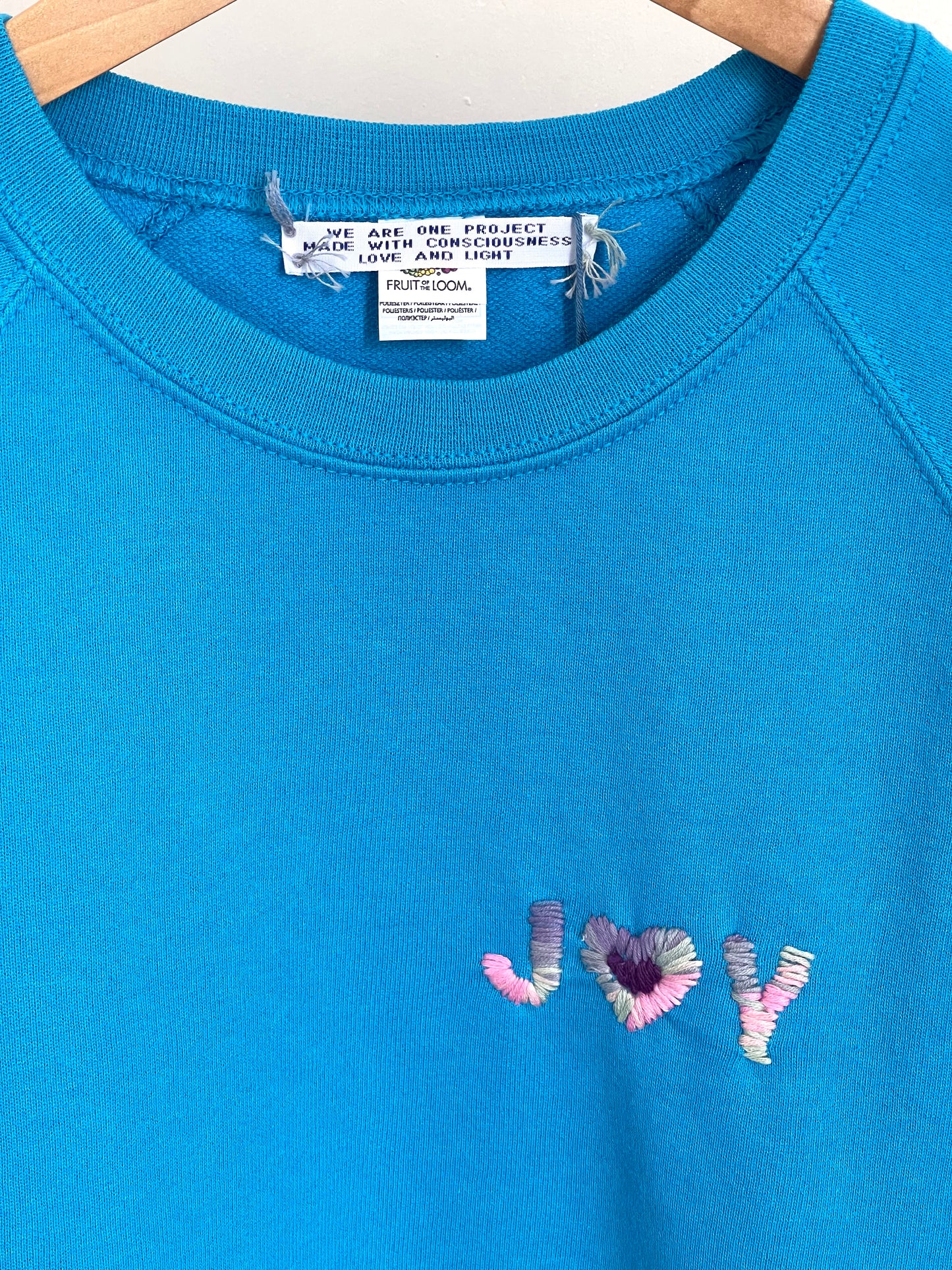 Sweat Vintage "Joy&Smile" recto verso S