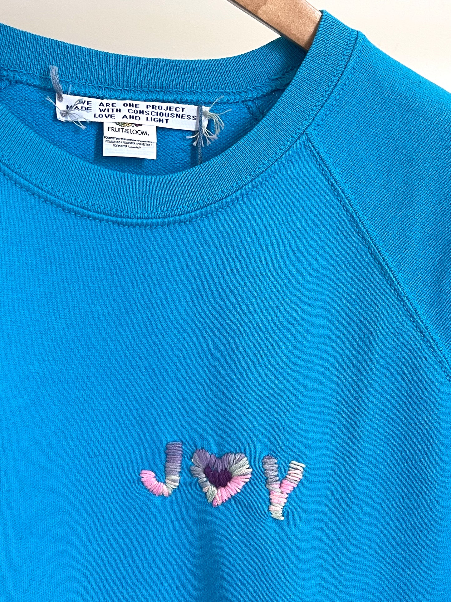 Sweat Vintage "Joy&Smile" recto verso S