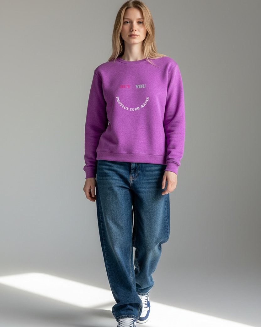 Sweat Vintage piece unique upcycle protect youir magic