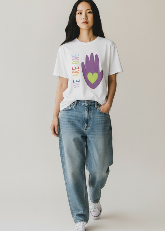tee shirt coton we are one 