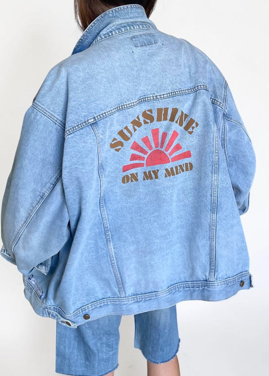 veste oversize rangler vintage upcycle sunshine